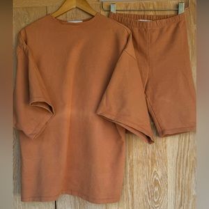 JAMES STREET CORTON SET WITH BIKER SHORTS